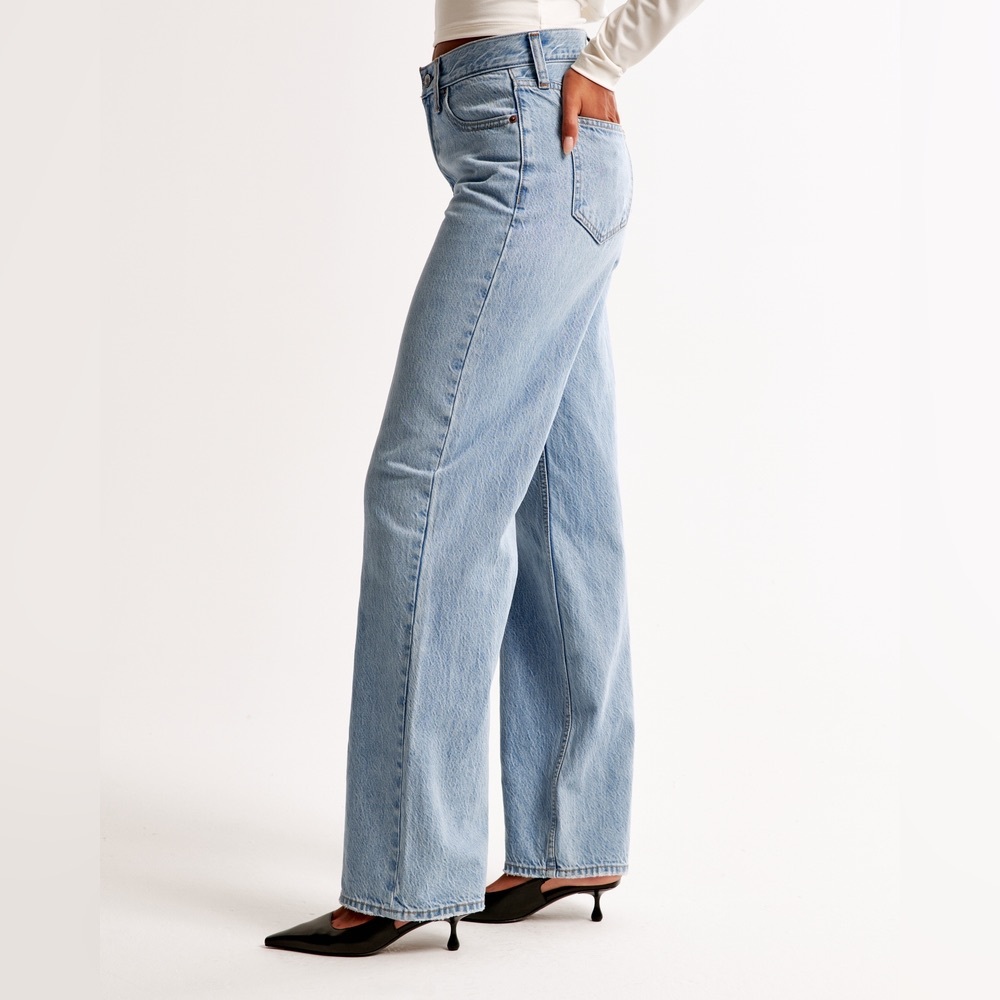 Abercrombie and Fitch The High Rise Loose Jean size 29 Regular - Picture 4 of 13